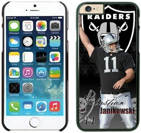 NFL Oakland Raiders Sebastian Janikowski Case Cover For Apple Iphone 4/4S Black NFL Case Cover For Apple Iphone 4/4S 13786