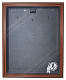 NFL Washington Redskins Cabinet Style Jersey Display, Brown