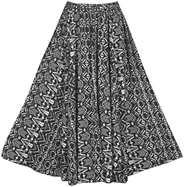 Plus Size Be Black Full Sweep Skirt --Size: 2x Color: Black