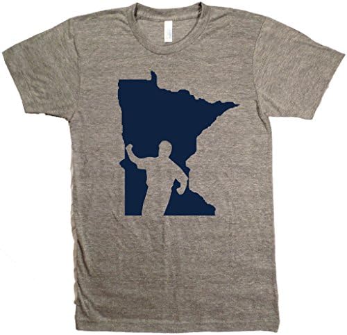 Minnesota Kirby T-shirt By Minnesota Awesome XX-Large Heather Grey