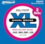 D'Addario EXL170TP Twin Pack Bass Guitar Strings