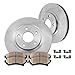 Callahan BRAKE PARTS Front Brake Kit for Pontiac Grand Am Sunfire Chevrolet Cavalier Beretta Corsica Buick Skylark Disc Brake Rotors Ceramic Brakes Pads Replacement - [10.20