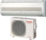 Review Sanyo  / Sanyo 12KHS71 11,900 BTU Single Zone Wall-Mounted Cool/Heat Pump Ductless Split System with DC Inverter, Microprocessor Controls and Wireless Remote Control (KHS1271 Indoor/ CH1271 Outdoor)