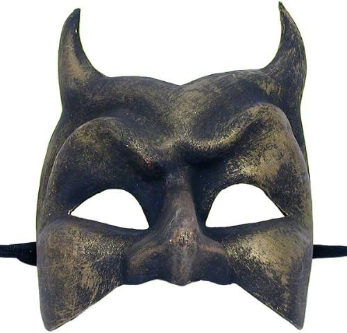 Bronze Devil Venetian Masquerade Mask