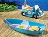 Ceramic Surfboard Serving Dish Party Platter By Collections Etc