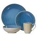 Reactive Glaze 16-pc. Dinnerware Set - Marine Blue