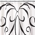 Dwell Studio for Target&reg; Baroque Shower Curtain - White & Black (72x72")