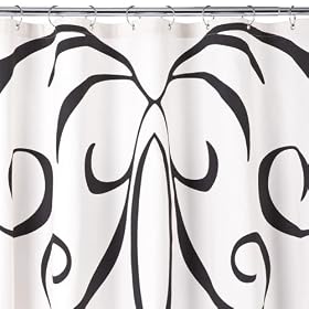 Dwell Studio for Target&reg; Baroque Shower Curtain - White &amp; Black (72x72")