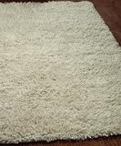 Safavieh Shag Collection SG731A Ivory Shag Round Area Rug, 6-Feet Round