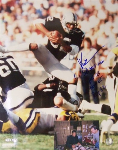 Marcus Allen Autographed/Hand Signed Oakland Raiders 16 x 20 Photograph with ROY 82, 85 MVP, SB XVII