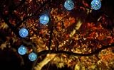Aurora Glow - Glass Solar String Lights - Sea Glass (Sea Glass) (3