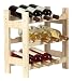 Weinregal Flaschenregal Holzregal f�r 12 Flaschen in Natur