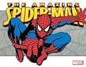 RETRO COMIC HEROES SIGN - CLASSIC SPIDERMAN - OFFICIALLY LICENSED STEEL METAL ADVERTISING WALL PLAQUE - 41CM X 31CM MARVEL COMICS