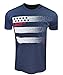 Adidas Mens Usa Edition Team 3 Stripe T-Shirt