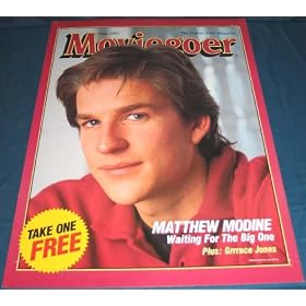 MATTHEW MODINE Huge Poster of Moviegoer Magazine Cover from 1985. 22" x 29" One of a Kind a MUST C!