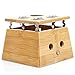 Winterworm® Bamboo Four Hole 4 Hole Healing Box for Moxa Moxibustion Medicine Therapy