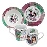 UnitedLabels - High School Musical Tasse:200, Schale:350 ml Teller: 20 cm