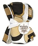 Trend Lab Hot Cocoa Blooming Bouquet Burp Cloths, Set of 4