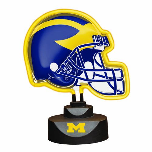NCAA University of Michigan Neon Helmet