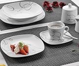 DOMESTIC Kaffeeset 18tlg. CHANSON