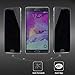 Premium Anti-Spy Privacy LCD Shield Screen Protector Cover Film for Samsung Galaxy Note 4 (For All Carriers)