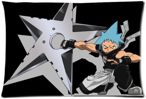 Japanese Anime Soul Eater Death The KID 09 Pattern Pillowcase High quality cotton Nice Two Side Printing 20x30 inches soft Pillow Case