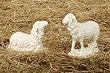 Set of 2 Joseph's Studio Sheep Outdoor Christmas Nativity Statues 9.75"