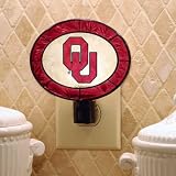 NCAA Oklahoma Sooners Art-Glass Nightlight