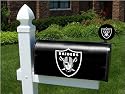 Oakland Raiders Mailbox Cover and Flag