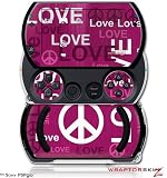 Sony PSPgo Skin Kit – Love and Peace Hot Pink Skin and Screen Protector by WraptorSkinzTM Reviews