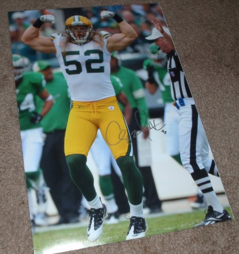 Clay Matthews Signed Photo 13x19 Football Player #001
