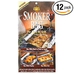 Savu Smoker Bag, Hickory, For Oven or Grill, 28 x 42cm Bags (Pack of 12)