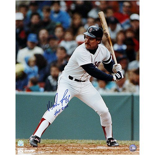 Wade Boggs Boston Red Sox - Preparing to Swing - 16x20 Autographed Photograph with HOF 2005 Inscription