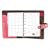 Day-Timer Desk Size Napa Leather Pink Ribbon Organizer, Planner Starter Set (D48434 )