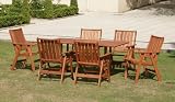 6 Seater Hardwood Garden Furniture Set