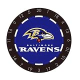 NFL Baltimore Ravens Bristle Dart Board With Darts And Flights