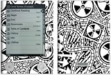 Toxic Rewind Design Protective Decal Skin Sticker for Sony Digital Reader PRS-505 Models