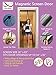 Premium Heavy Duty Mesh & Velcro Magnetic Screen Door Top-to-Bottom Seal - KEEP MOSQUITOES, BUGS and INSECTS OUT. Toddler And Pet Friendly - For Doors 36