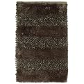 Stripe Shag Wool Rug Collection - Bronze