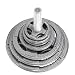 Body Solid OST255 Grey Hand Grip Olympic Plates (255-Pounds)
