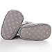 Annnowl Baby Girls Knit Soft Fur Winter Warm Snow Boots Crib Shoes 0-18 Months (6-12 Months, Gray)