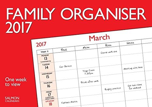 Salmon 2017 Calendar Family Organiser
