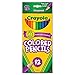 Crayola Long Barrel Colored Wood-case Pencils, Assorted Colors, (68-4012), 12 pencils per pack - 6 pack