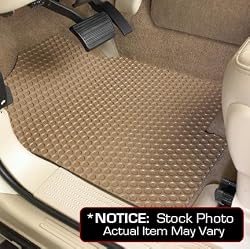 Mazda B2300 Lloyd Mats Custom-Fit All-Weather Rubbertite Floor Mats 2 Piece Front Set - Standard Cab - Tan (1994 94 1995 95 1996 96 1997 97 )