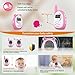 Floureon BM156 2.4GHz Wireless Sound Activated Digital Audio Baby Monitor with 1 Parent Unit- Up to 300M Range (Pink)