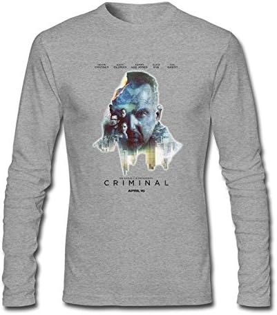 ChaoLi Men's Criminal 2016 Poster Long Sleeve T-shirts