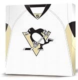 NHL Pittsburgh Penguins White Jersey Canvas Print (12 x 12)