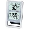 CASIO WAVE CEPTOR 卓上型電子日めくりタイプ電波目覚まし時計 温・湿度計付き DQC-100NJ-8JF