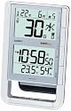 CASIO WAVE CEPTOR 卓上型電子日めくりタイプ電波目覚まし時計 温・湿度計付き DQC-100NJ-8JF