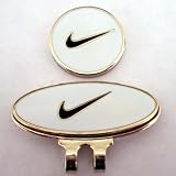 Nike White Golf Ball Marker & Hat Clip
